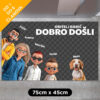 Personalizirani otirač - Crtić Dom
