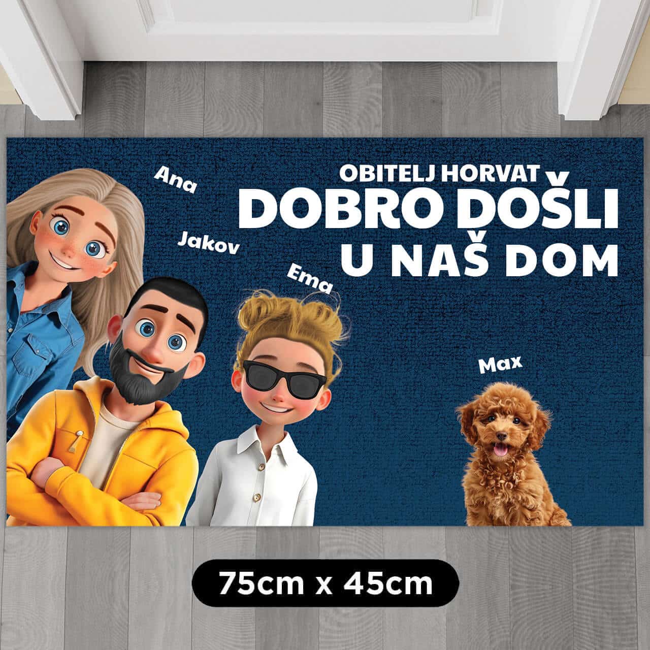 Personalizirani Otirač - Dom, ali sladak