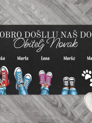 Personalizirani otirač - Obiteljske cipele