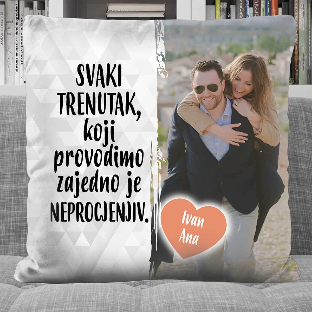Personalizirani Jastuk - Uvijek uz tebe