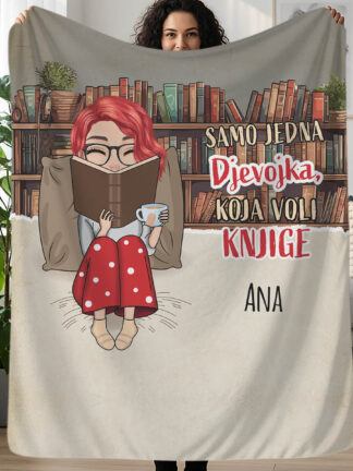 Personalizirana deka za ljubitelje knjiga