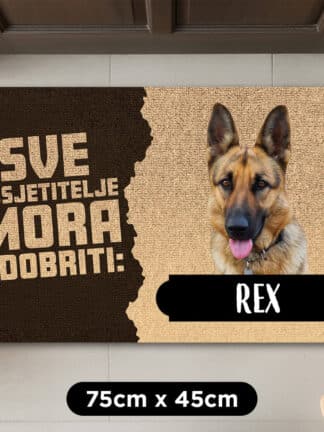 Personalizirani otirač - Sve posjetitelje mora odobriti