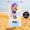 Personalizirani ručnik za plažu - Zvjezdica