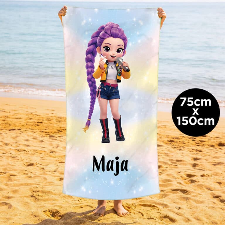 Personalizirani ručnik za plažu - Zvjezdica
