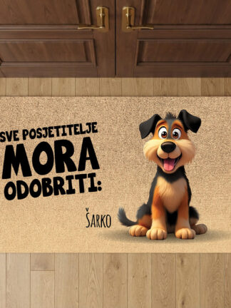 Personalizirani otirač - Sve posjetitelje mora odobriti