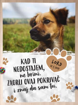 Personalizirana deka - Kad ti nedostajem