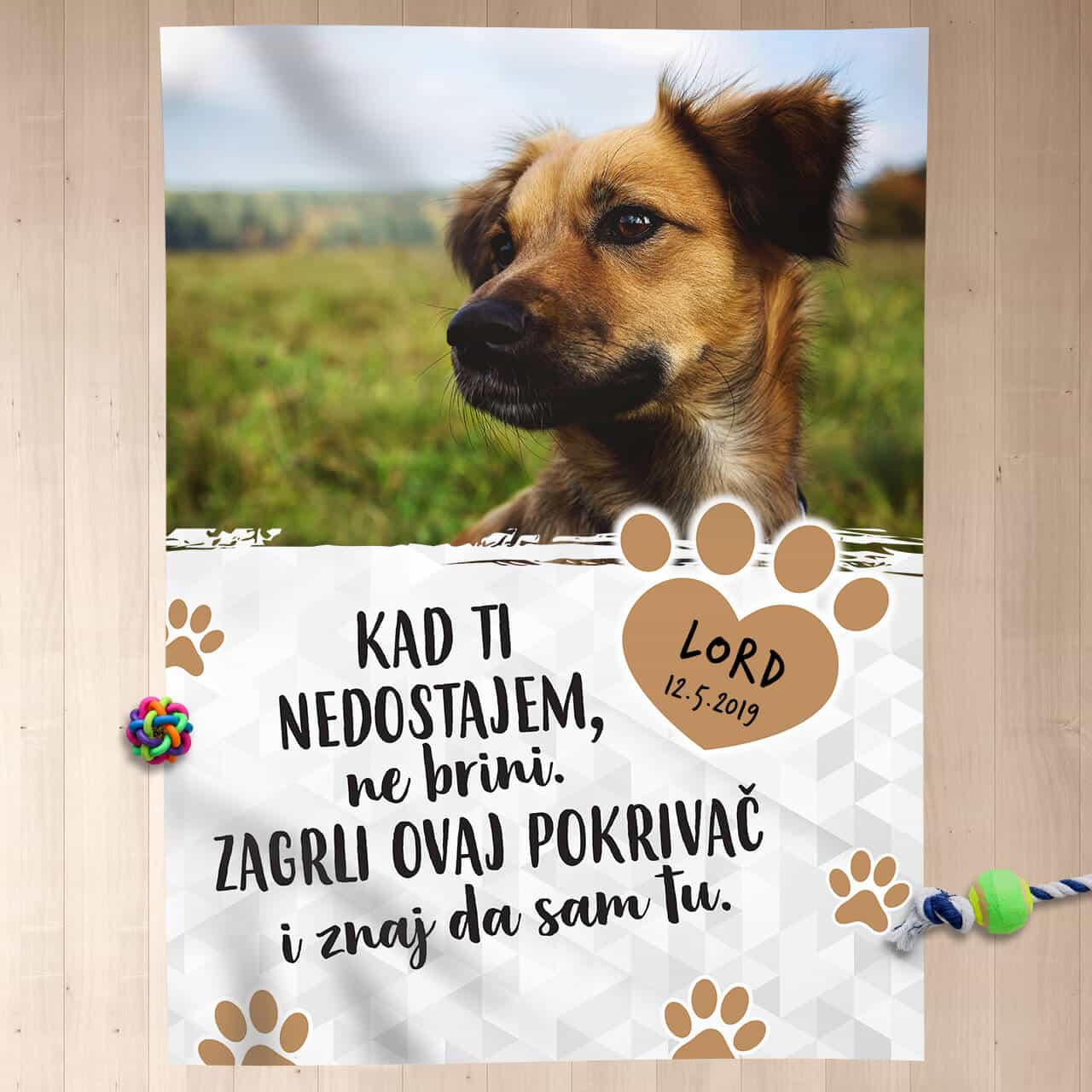 Personalizirana deka – Kad ti nedostajem