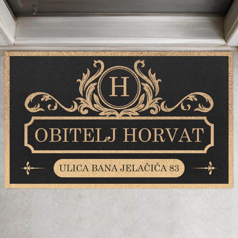 Personalizirani otirač sa tvojim prezimenom