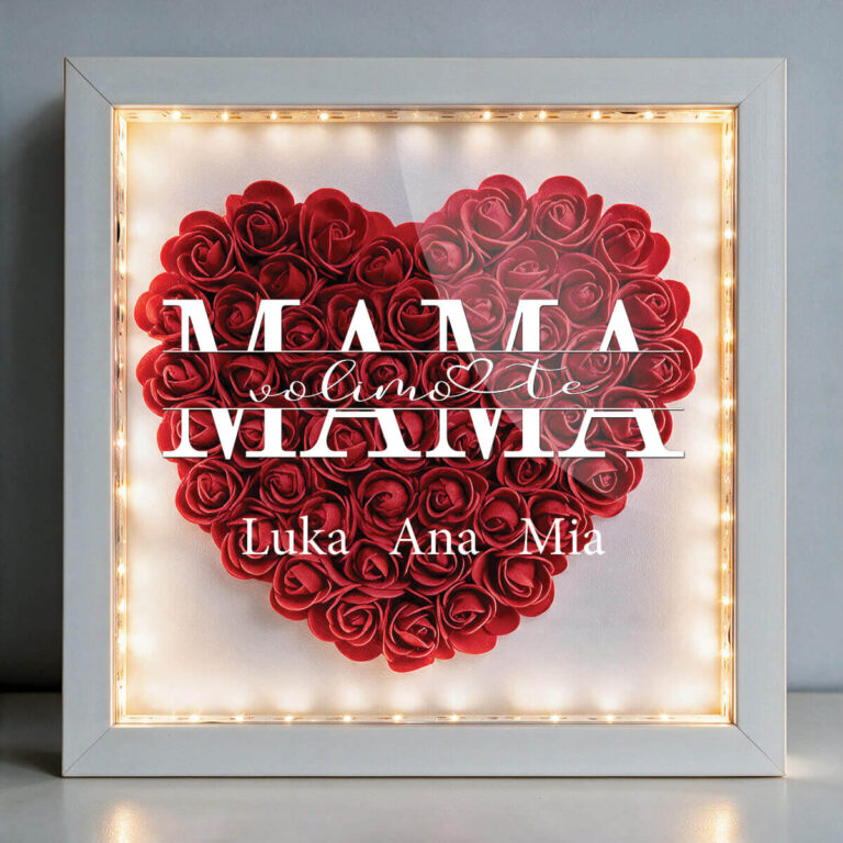 Personalizirana cvjetna kutija – Ljubav